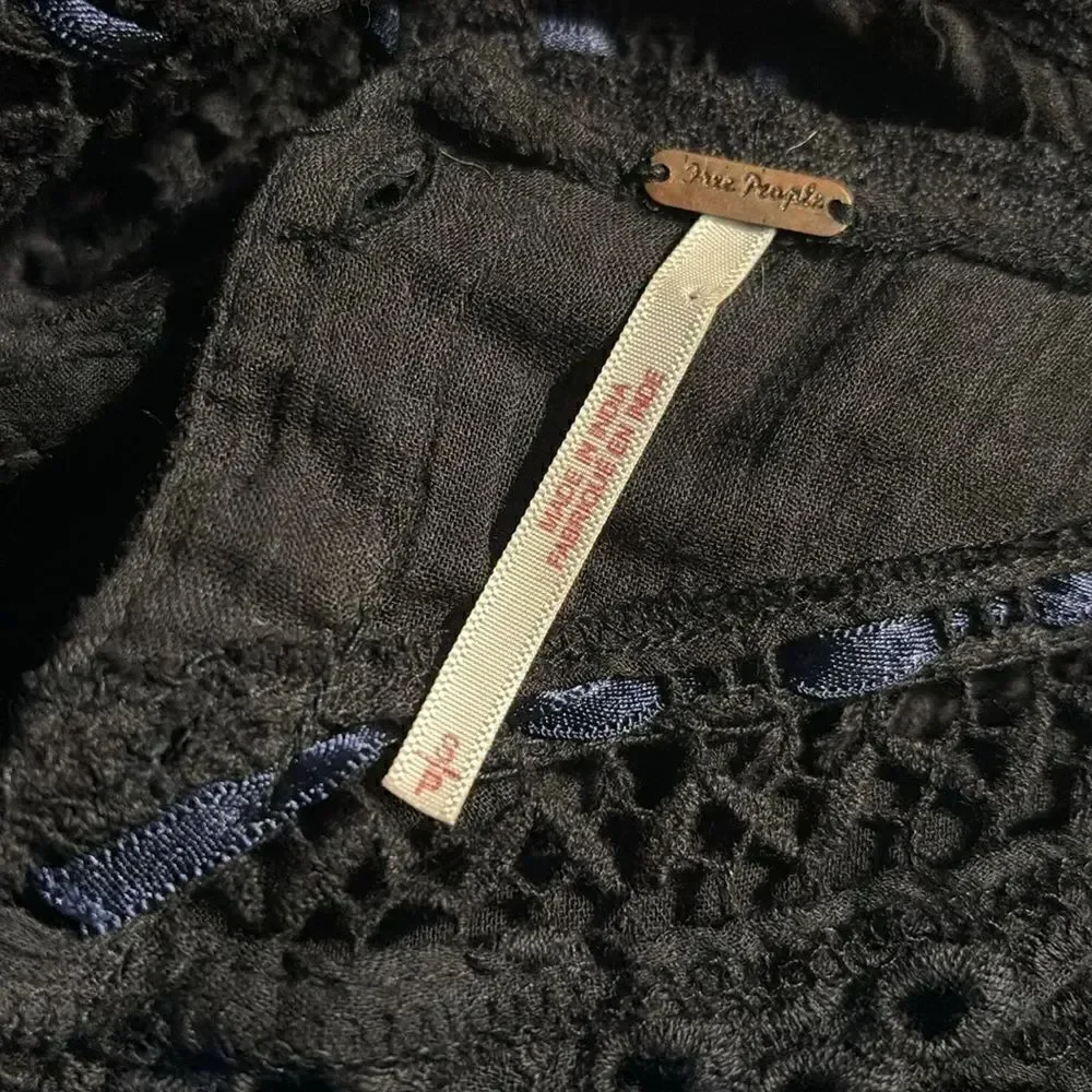FREE PEOPLE ABIGAIL VICTORIAN TOP Size S